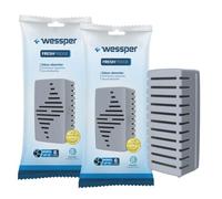 Wessper 2 Pezzi Neutralizzatore di Odori Universale per Frigorifero, Pattumiera, Polipropilene | Miglioratore di Odori, Riutilizzabile