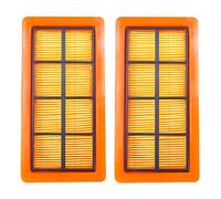 Wessper 2x Filtro Hepa Plissettato Piatto Ricambio Per Karcher AD 2, AD 2 Battery, AD 2 Battery Set, AD 3, AD 3 Premium, AD 3.000, AD 3.200, Sostituisce filtri Originali 6.415-953.0 - 2 pezzi