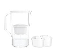 Wessper caraffa filtrante 2,8 litri, set brocca e 2 filtro - Blanco