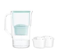 Wessper caraffa filtrante 2,8 litri, set brocca e 2 filtro - Menta