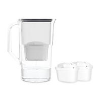 Wessper caraffa filtrante 2,8 litri, set brocca e 2 filtro - Nero