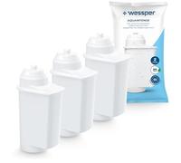 Wessper Cartucce Filtro Acqua per Macchina da Caffè Automatica 3 Pezzi - Ricambio per Brita Intenza TZ70003/TCZ7003 - Compatibile Serie Siemens EQ3 EQ5 EQ6 EQ9, Bosch, Neff, Gaggenau