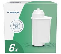Wessper Cartucce Filtro Acqua per Macchina da Caffè, Compatibili con Macchine da Caffè Automatiche Brita Intenza, Siemens EQ EQ6 Series Plus S700 TZ70003, Bosch - Confezione da 6