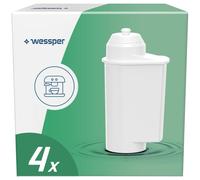 Wessper Cartucce Filtro Acqua per Macchina da Caffè, Compatibili con Macchine da Caffè Automatiche Siemens EQ EQ6 Series Plus S700 TZ70003, Bosch TCZ7003 - Confezione da 4