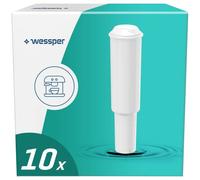 Wessper Filtro Acqua con Macchina da Caffè Jura One Touch - 10 pezzi | cartuccia filtro acqua per macchina del caffe Jura Impressa, C5, C9, F5, F70, S70, One Touch