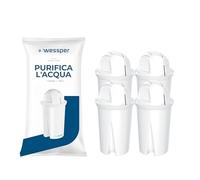 Wessper filtro acqua per caraffa, per brocca con filtro Classic - 4 Pezzi