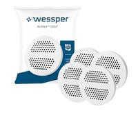 Wessper Filtro Disc per bottiglia d'acqua con carbone attivo - 4 pezzi
