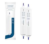 Wessper Filtro per frigorifero Compatibile con SAMSUNG DA29-10105J, DA2910105J, HAFEX/EXP, HAFEX EXP 5231JA2010B, 5231JA2010C, HAIER 0060823485A, WHIRLPOOL USC100 - 2 pezzi