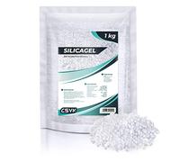 Wessper Silicagel Silica Gel Bianco Deumidificatore Disidratante (1 kg)