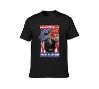 West 2020 Kanye Election Campaign Vote for President T-Shirt Mens Black Unisex Tees M