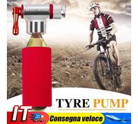 WEST BIKING Mini Bicycle Pump Aluminum MTB Bike CO2 Inflator for Basketball IT
