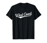 West Coast California Bay Area San Francisco Los Angeles Maglietta