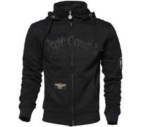 West Coast Choppers Por Vida Riding Felpa da moto con cappuccio M