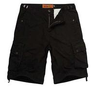 West Coast Choppers Caine Ripstop Cargo Shorts Uomo Shorts Nero 3XL 100% Cotone Cargo