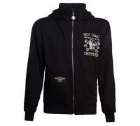 West Coast Choppers High Speed Full Zip Sweatshirt Nero S Uomo