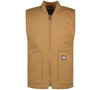 §Gilet West Coast Choppers Heavy Duty Workvest Marrone§