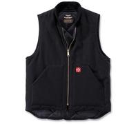 WCC West Coast Choppers Gilet da lavoro in tela per uso intensivo - Nero 3XL Nero