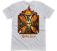 West Coast Choppers Maglietta Uomo Goldfire Grigio Maglietta Grigio S Grigio