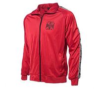 West Coast Choppers Men Track Jacket OG Red, Größe:S, Farbe:Red
