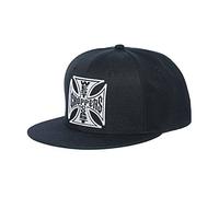 West Coast Choppers Unisex Snapback Cap OG Cross Flatbill, Farbe:black, Größe:one size