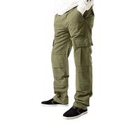 West Coast Choppers WCC Caine Ripstop Cargo Pant - Green Uomo Pantaloni Modello Cargo Verde S