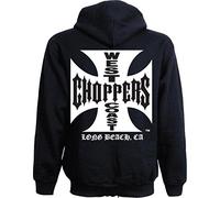 West Coast Choppers WCC Hoodie Iron Cross Schwarz-XXXL