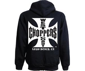West Coast Choppers WCC Hoodie Iron Cross Schwarz-XXXL