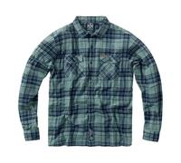 West Coast Choppers WCC Rigid Flannel Green/Navy Uomo Camicia Maniche Lunghe Verde/Blu L
