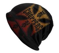 West Coast Iron Cross Choppers Skullies Berretti Berretti per Uomo Donna Unisex Outdoor Winter Warm Knit Cappello Cappelli Adulto Bonnet Regali di Natale Personalizzati per Il Fidanzato