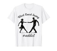 West Coast Swing - Regalo Originale per Appassionati di Danza Maglietta