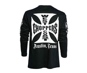 West Coast WCC Choppers Longsleeve Original Cross Black-S