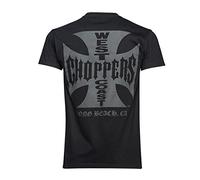 West Coast WCC Choppers T-Shirt Iron Cross Solid Black-L