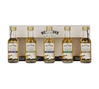 West Cork CASK COLLECTION Miniset 43% Vol. 5x0,05l in confezione regalo