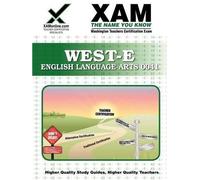 West-E English Language Arts 0041 Teacher Certification Test Prep St (Tascabile)