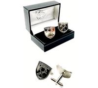 West Ham United FC Crest Argento Sterling da Uomo Lavoro Camicia Gemelli Regalo