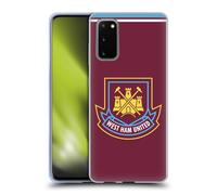 WEST HAM UNITED FC RETRO CREST CUSTODIA COVER MORBIDA IN GEL PER SAMSUNG PHONE 1