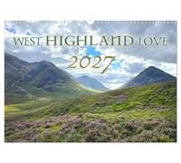 West Highland Love Kalender (Wandkalender 2027 DIN A3 quer), CALVENDO Monatskale