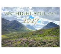 West Highland Love Kalender (Wandkalender 2027 DIN A4 quer), CALVENDO Monatskale