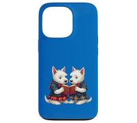 West Highland Terrier brucia la notte leggendo poesie Custodia per iPhone 13 Pro