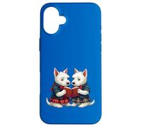 West Highland Terrier brucia la notte leggendo poesie Custodia per iPhone 16 Plus