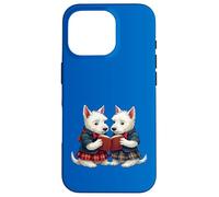 West Highland Terrier brucia la notte leggendo poesie Custodia per iPhone 16 Pro