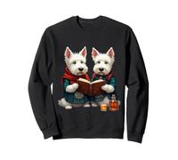 West Highland Terrier Burns - Libro di poesie e whisky Felpa
