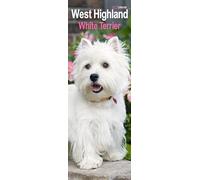 West Highland Terrier Slim 2027 Calendar | Slimline Wall Calendar | Dog Breed Gift | Plastic Free Packaging | by Avonside Publishing