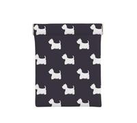 West Highland Terrier, Spremere il portafoglio superiore da donna Borsa portaoggetti Piccola portamonete Portamonete