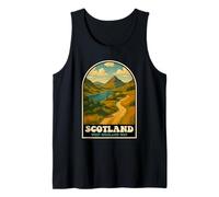 West Highland Way Scozia Escursionismo Trail Art Canotta