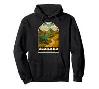West Highland Way Scozia Escursionismo Trail Art Felpa con Cappuccio