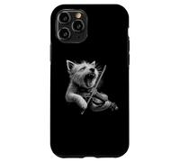 West Highland White Terrier che suona il violino violinista cane Custodia per iPhone 11 Pro