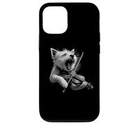 West Highland White Terrier che suona il violino violinista cane Custodia per iPhone 12/12 Pro