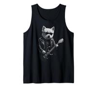 West Highland White Terrier Che Suona la Chitarra Rock Music Dog Canotta