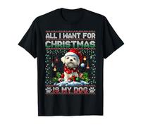 West Highland White Terrier Christmas Decorations Dog Lover Maglietta